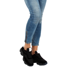 Black E-102 Black calçados esportivos preto 1