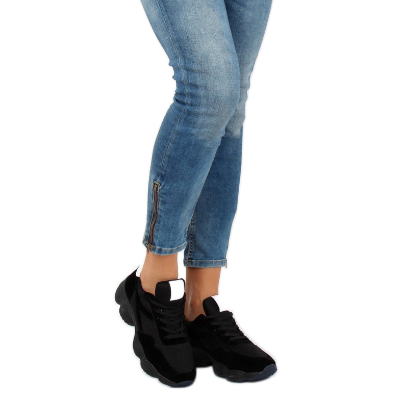 Black E-102 Black calçados esportivos preto 1