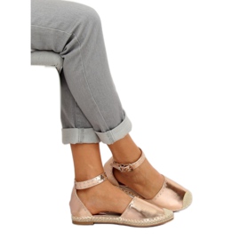 Alpercatas metálicas champanhe CF-1K215 Champagne rosa 1