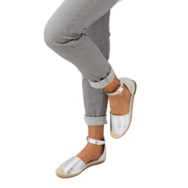 Alpercatas metálicas prata CF-1K215 prata cinza 1