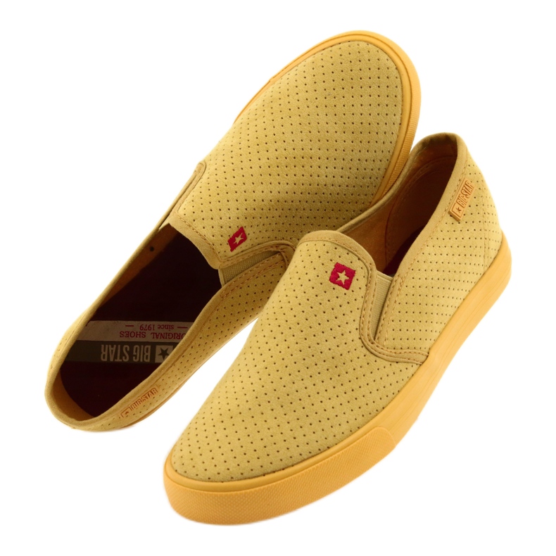 Tênis feminino Big Star 274889 amarelo 5