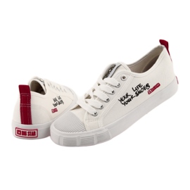 Tênis com amarrado White Big Star 274825 branco vermelho 4