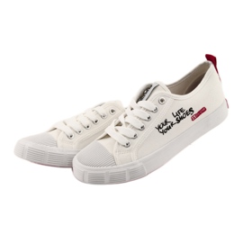 Tênis com amarrado White Big Star 274825 branco vermelho 3