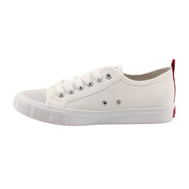 Tênis com amarrado White Big Star 274825 branco vermelho 2