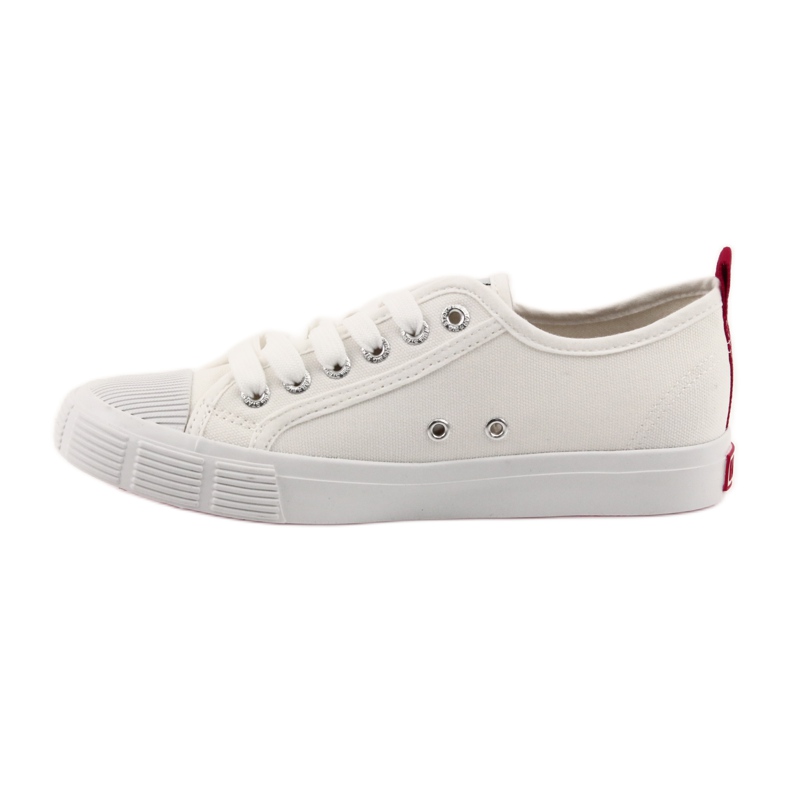 Tênis com amarrado White Big Star 274825 branco vermelho 2