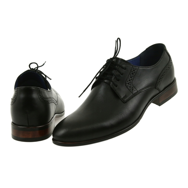 Nikopol Sapatos de couro masculino 1695 preto 4