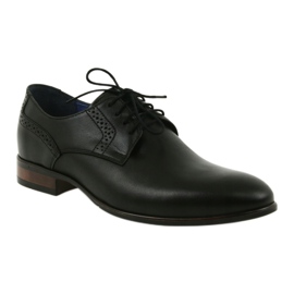 Nikopol Sapatos de couro masculino 1695 preto 1