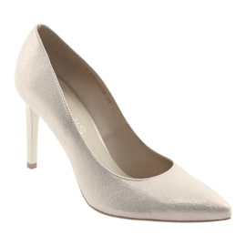 Sapatos de couro feminino Pumps ouro Anis 4527 dourado 1