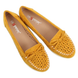 Mocassins femininos amarelos T339P Amarelo 2