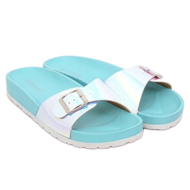 Blue BG27P Blue petrol chinelos azul 1