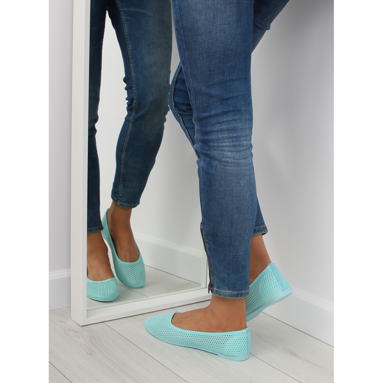 Bailarinas de hortelã-pimenta JX56 L.GREEN II-GAT verde 2