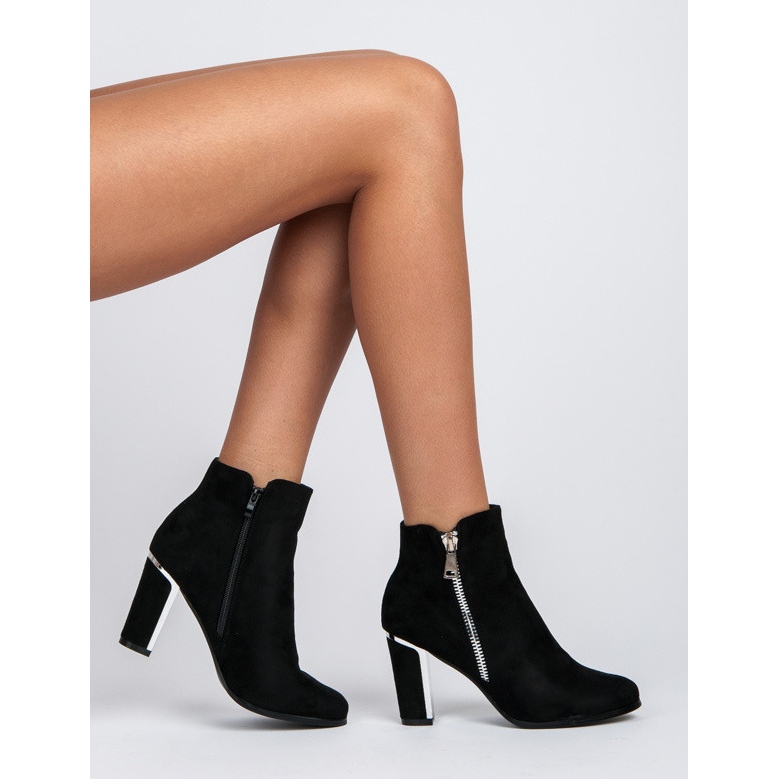 Ch. Creation Sapatos de salto alto confortáveis preto 2