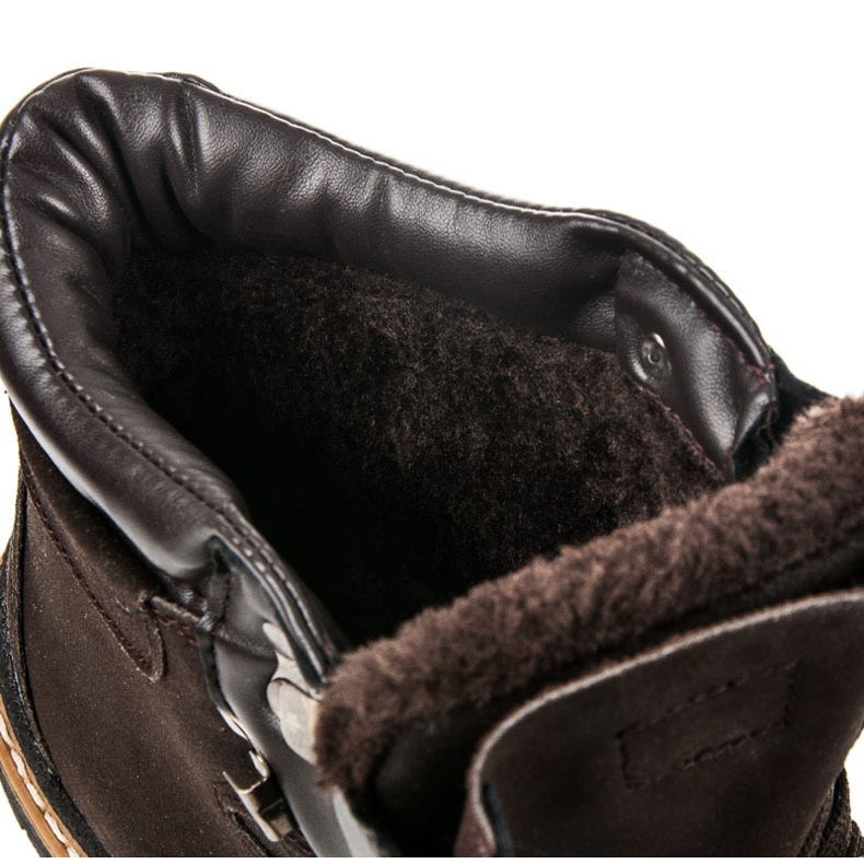 Haker Botas de amarrar marrom 1