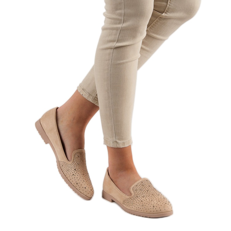 Senhores Bege Com Cristais 1