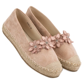 Alpercatas com flores rosa 2