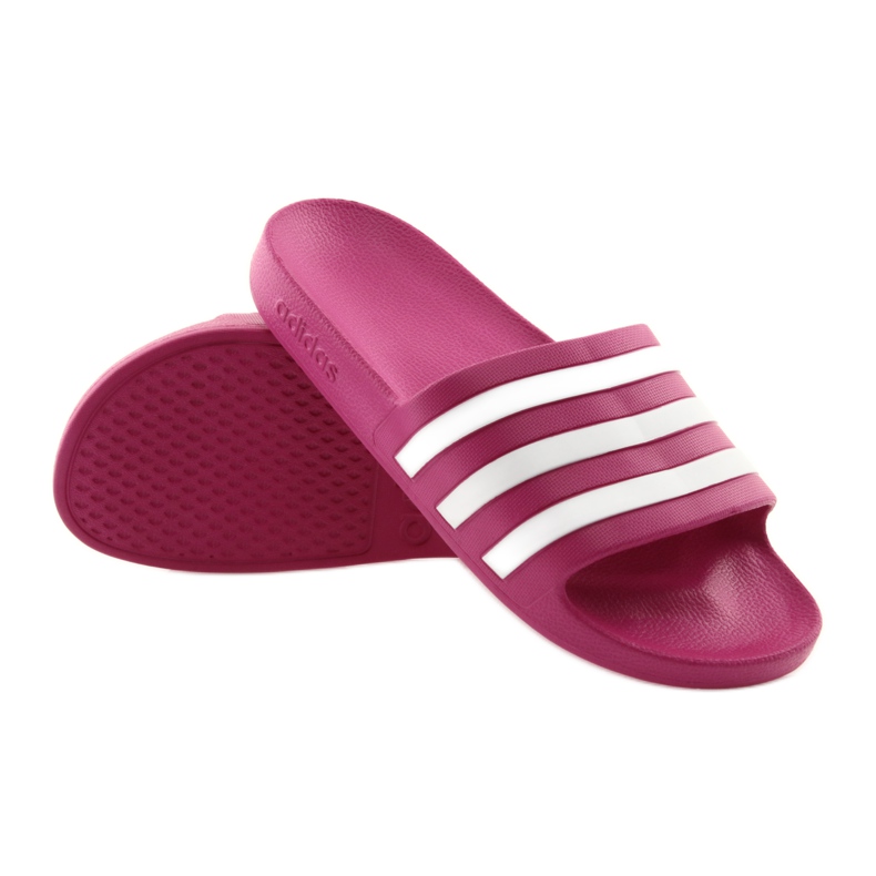 Chinelos Adidas Adilette Aqua F35536 branco rosa 4