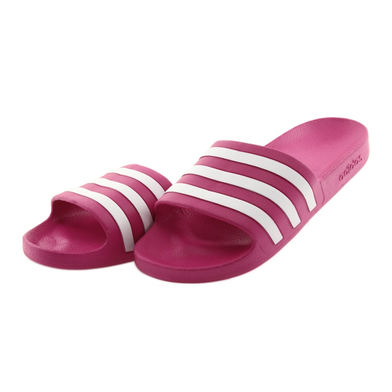 Chinelos Adidas Adilette Aqua F35536 branco rosa 3