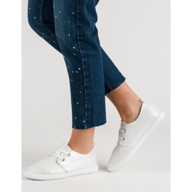 Super Mode Sapatos brancos clássicos 1 Super Mode Sapatos brancos clássicos 1