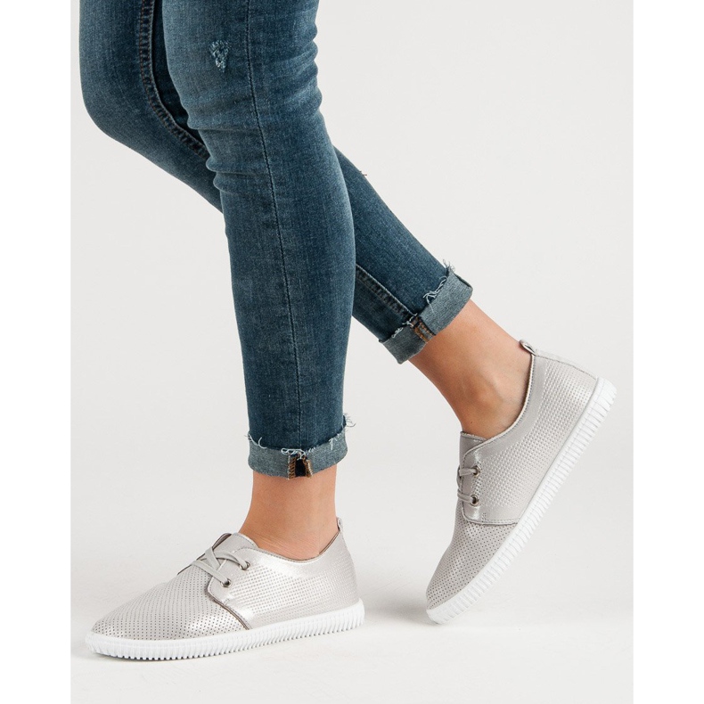 Super Mode Sapatos clássicos cinza 1