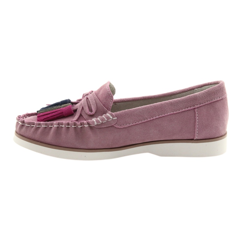 Mocassins femininos confortáveis ​​Filippo 641 rosa 2