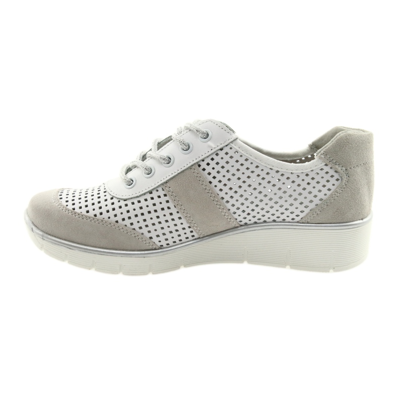 Calçado desportivo para senhora Filippo 028 branco e cinzento cinza 2