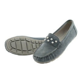 Sapatos femininos Grey Loafers Filippo cinza 4