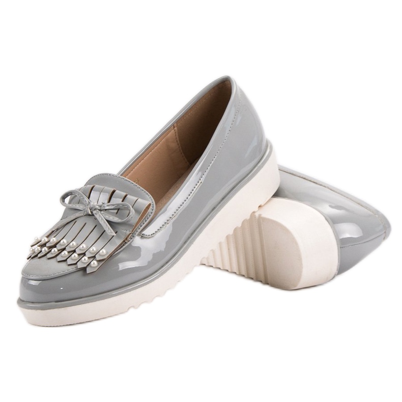 Vices Sapatos Lacados Cinzentos VICE cinza 1