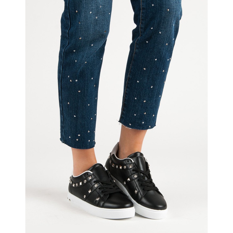 Super Me Calçados esportivos de rock preto 1