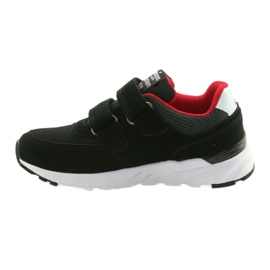 Palmilha de couro preto American Club BS09 vermelho 2