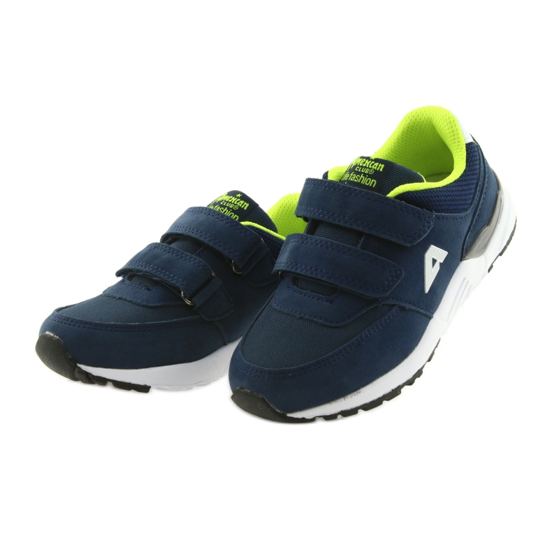 Palmilha de couro azul marinho American Club BS09 verde 3