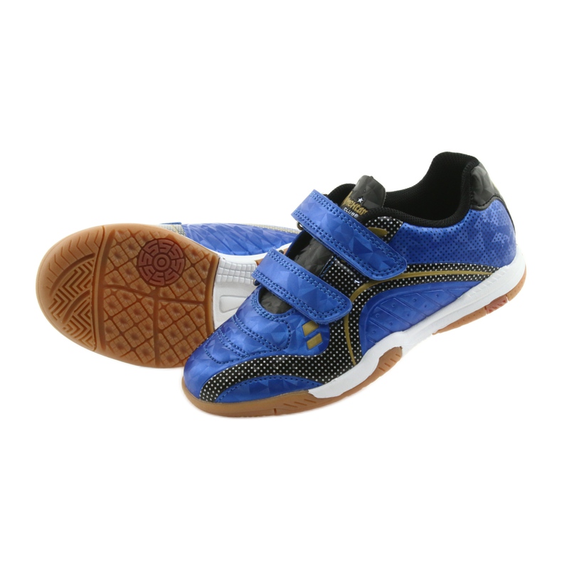 Pavilhão esportivo coberto American Club Royal preto azul amarelo 5