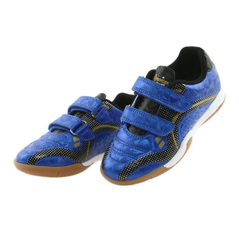 Pavilhão esportivo coberto American Club Royal preto azul amarelo 3