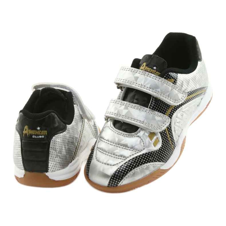 Esportes American Club Silver indoor preto cinza 4