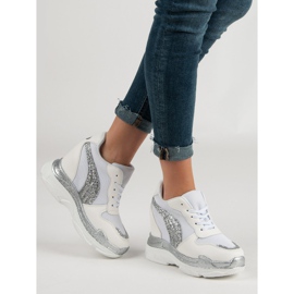 Vices Tênis brancos com brilho VÍCIOS 2 Vices Tênis brancos com brilho VÍCIOS 2