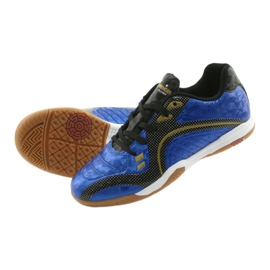 Calçado desportivo interior American Club OG13 Royal preto azul amarelo 5