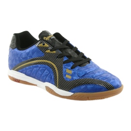 Calçado desportivo interior American Club OG13 Royal preto azul amarelo 1