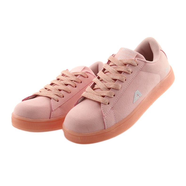 Calçados esportivos American Club BS07, inserção de couro rosa 3