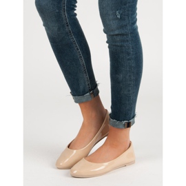 Bailarinas lacadas VICES marrom 1