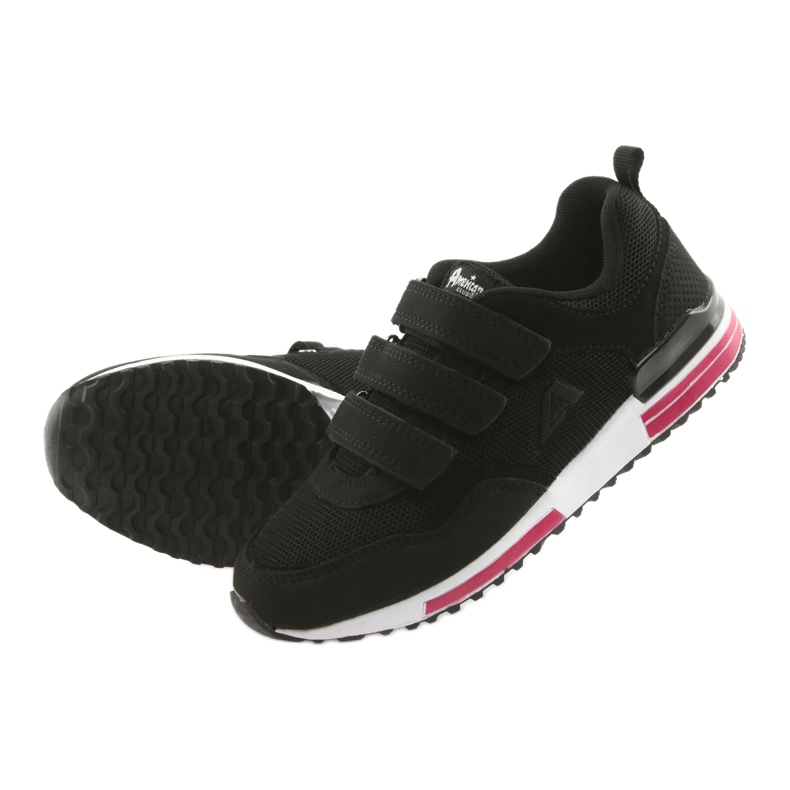 Palmilha de couro American Club 5, preta preto 5