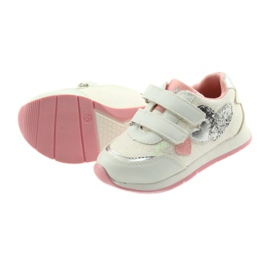 Palmilha de couro American Club GC11 branco cinza rosa 5