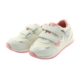 Palmilha de couro American Club GC11 branco cinza rosa 3