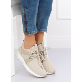 Sapatos esportivos bege HY2807 1