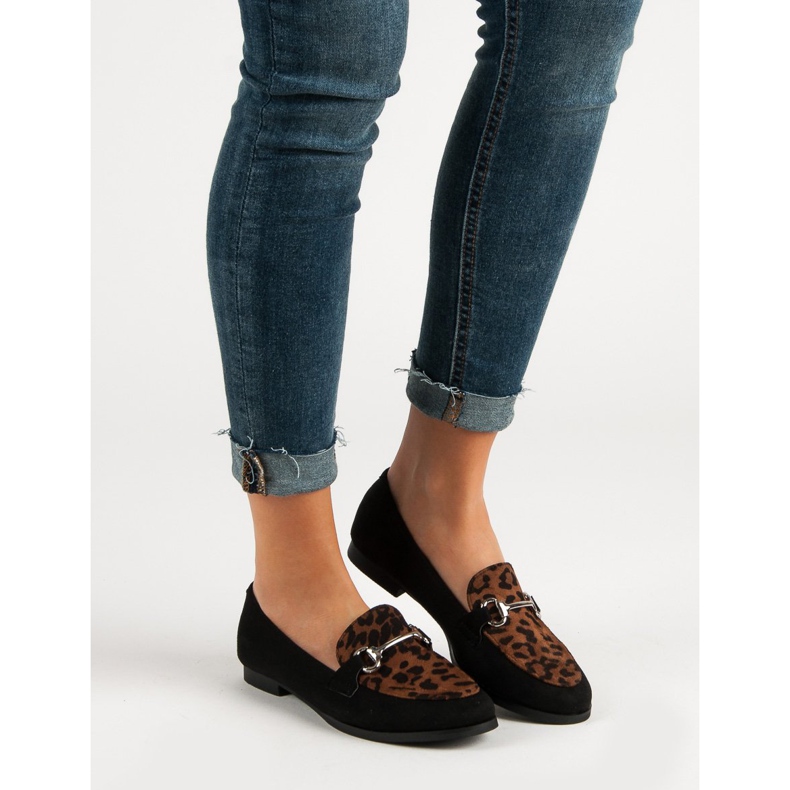 Mocassins VICES manchados preto 2