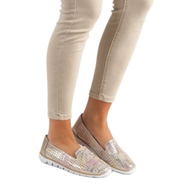 Filippo Senhores de couro da moda amarelo 1