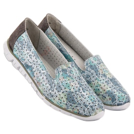 Filippo Senhores de couro da moda cinza 2