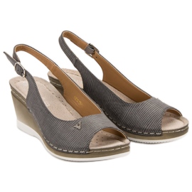 Sandálias cinza VINCEZA 1