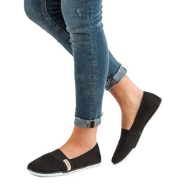 Slipons VINCEZA leves preto 2