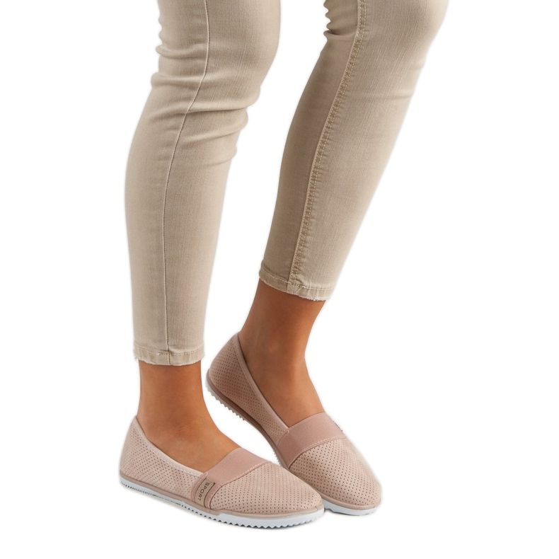 Slipons VINCEZA leves rosa 2