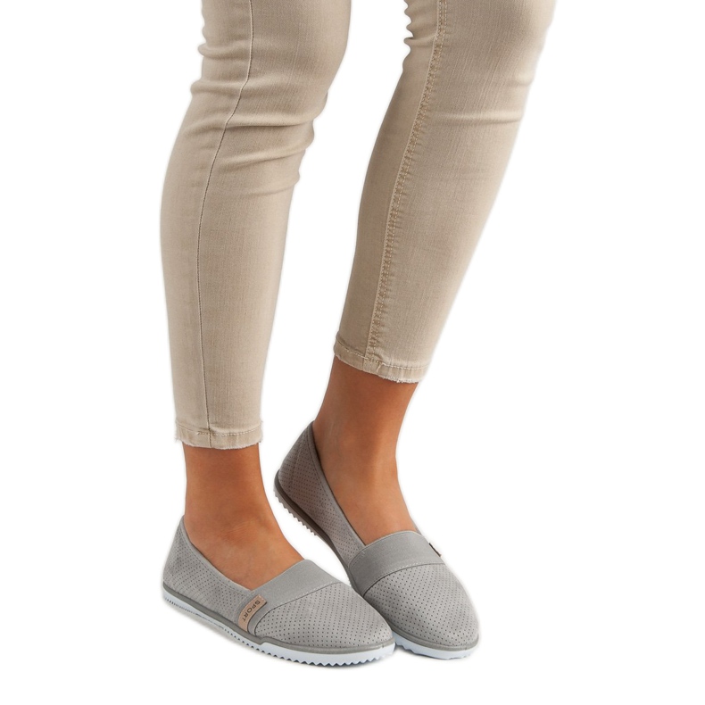 Slipons VINCEZA leves cinza 2