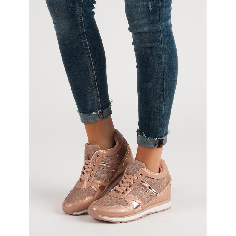 Cm Paris Tênis rosa com strass 2